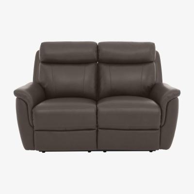 Furniture Village Orlando 2 Seater Leather Sofa - Grey