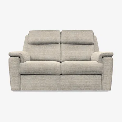 Furniture Village G Plan - Thornbury 2 Seater Fabric Power Recliner Sofa - Yarn Shale