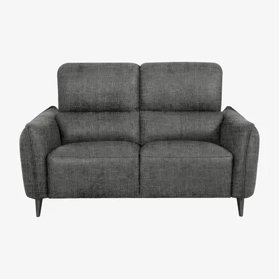 Furniture Village Domicil - Maddox 2 Seater Fabric Power Recliner Sofa - Gunmetal