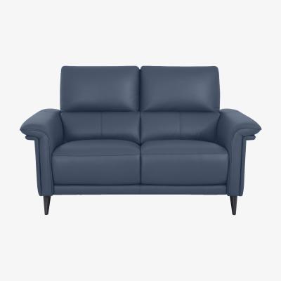 Furniture Village Domicil - Huxley 2 Seater Leather Sofa - NN Ocean Blue
