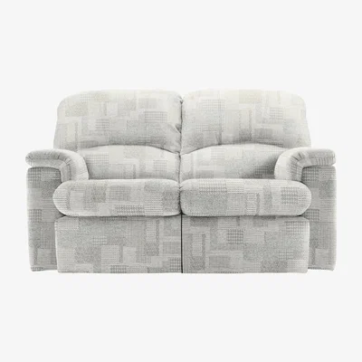 Furniture Village G Plan - Chloe 2 Seater Fabric Power Recliner Sofa - Lydia Blush