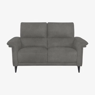 Furniture Village Domicil - Huxley 2 Seater Fabric Sofa - Silver Grey