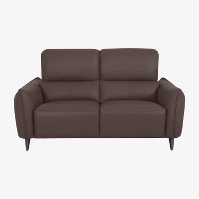 Furniture Village Domicil - Maddox 2.5 Seater Leather Power Recliner Sofa - NP Cacao Brown