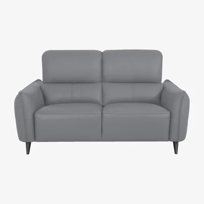 Furniture Village Domicil - Maddox 2.5 Seater Leather Power Recliner Sofa - NP Paloma Grey
