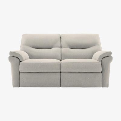 Furniture Village G Plan - Seattle 2 Seater Fabric Power Recliner Sofa - Nebular Pebble