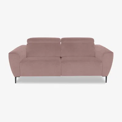 Furniture Village Nicoletti Italia - Milano 2.5 Seater Fabric Sofa - Fuente Coral