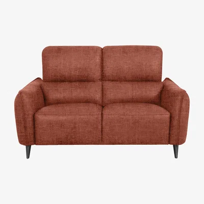 Furniture Village Domicil - Maddox 2 Seater Fabric Power Recliner Sofa - Red Maple