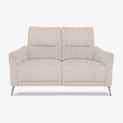 Furniture Village Daytona 2 Seater Fabric Power Recliner Sofa - Anivia Nature