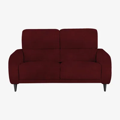 Furniture Village Domicil - Logan 2.5 Seater Fabric Sofa - Burgundy