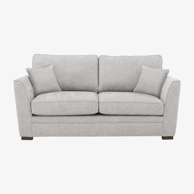 Furniture Village The Delight 2 Seater Classic Back Fabric Sofa - Silver