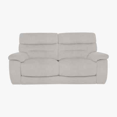 Furniture Village Comfort Story - Nimbus 2 Seater Fabric Sofa with Power Recliner - R23 Silver Grey