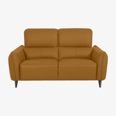 Furniture Village Domicil - Maddox 2.5 Seater Leather Sofa - NP Honey Yellow
