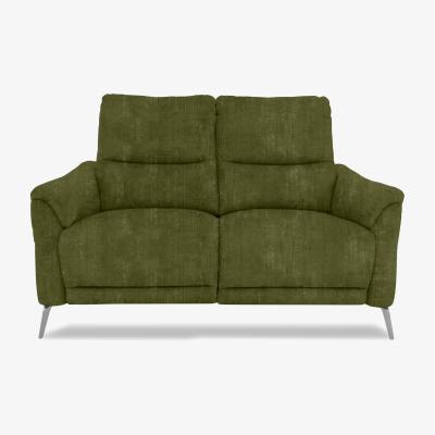 Furniture Village Daytona 2 Seater Fabric Power Recliner Sofa - Heritage Olive