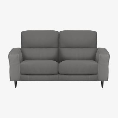 Furniture Village Axel 2 Seater NC Leather Power Recliner Sofa - Sleet