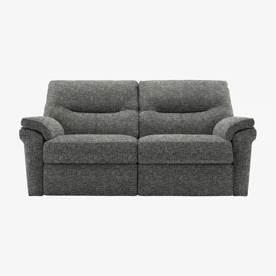 Furniture Village G Plan - Seattle 2.5 Seater Fabric Power Recliner Sofa with Power Lumbar - Remco Slate