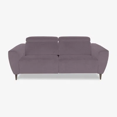 Furniture Village Nicoletti Italia - Milano 2.5 Seater Fabric Power Recliner Sofa - Coupe Glicine