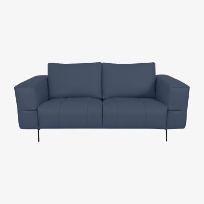 Furniture Village Domicil - Lawson 2 Seater Leather Sofa - NP Ocean Blue