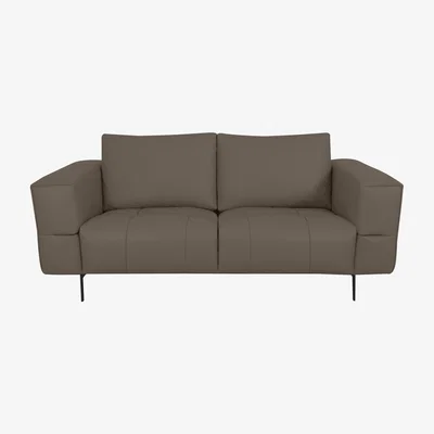 Furniture Village Domicil - Lawson 2 Seater Leather Sofa - NN Pine Bark