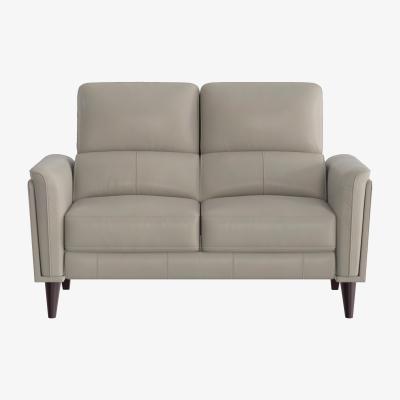 Furniture Village Compact Collection Klein 2 Seater NC Leather Sofa - Feather