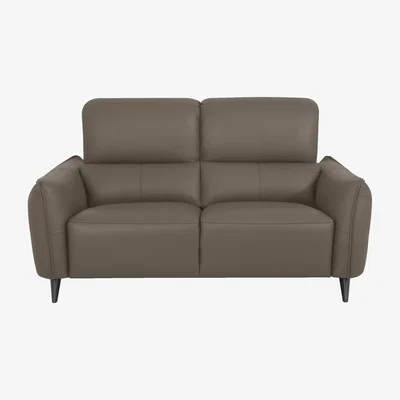 Furniture Village Domicil - Maddox 2.5 Seater Leather Power Recliner Sofa - NP Pine Bark