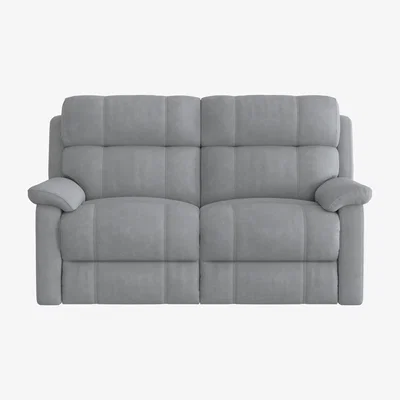 Furniture Village Relax Station Komodo 2 Seater Fabric Recliner Sofa - Grey