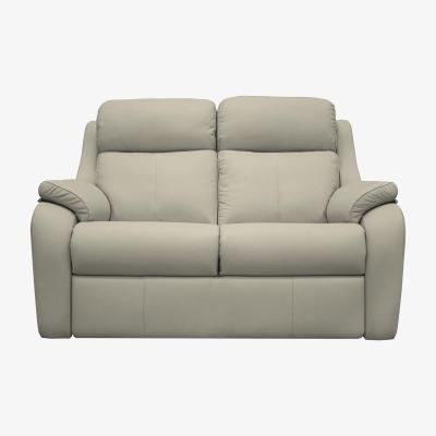 Furniture Village G Plan - Kingsbury 2 Seater Leather Power Recliner Sofa with Power Headrests
