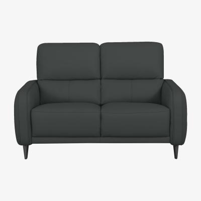 Furniture Village Domicil - Logan 2 Seater Leather Sofa - NP Shale Grey
