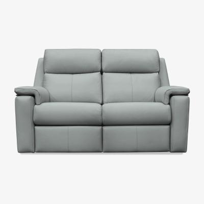 Furniture Village G Plan - Thornbury 2 Seater Leather Power Recliner Sofa - Cambridge Grey