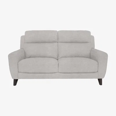 Furniture Village Comfort Story - Zen 2 Seater Fabric Sofa - R23 Silver Grey