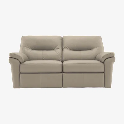 Furniture Village G Plan - Seattle 2.5 Seater Leather Manual Recliner Sofa