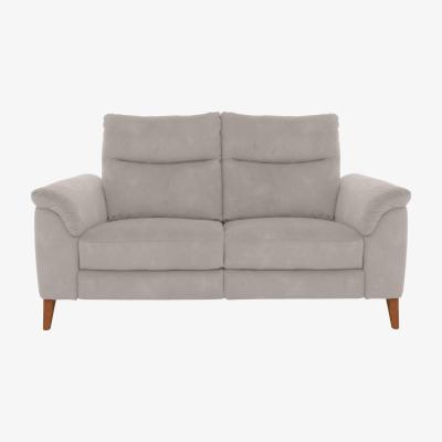 Furniture Village Morgan 2 Seater Fabric Power Recliner Sofa - Stone Dexter