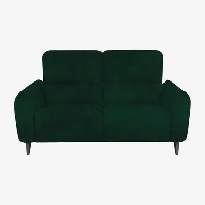 Furniture Village Domicil - Maddox 2.5 Seater Fabric Power Recliner Sofa - Emerald Green