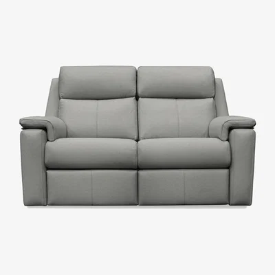 Furniture Village G Plan - Thornbury 2 Seater Leather Power Recliner Sofa - Texas Charcoal