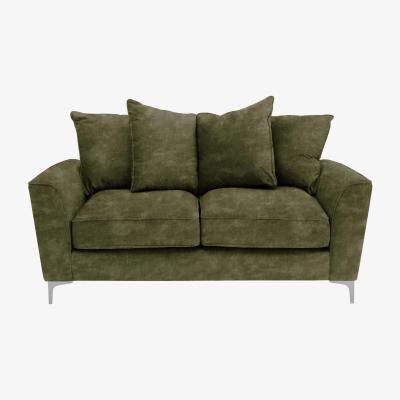 Furniture Village Legend 2 Seater Pillow Back Fabric Sofa