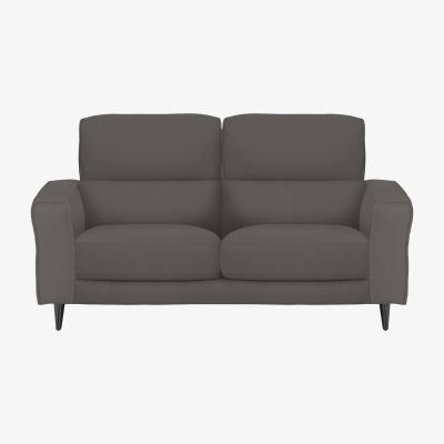 Furniture Village Axel 2 Seater BV Leather Sofa - BV Elephant