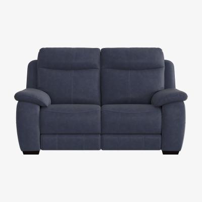 Furniture Village Starlight Express 2 Seater Fabric Recliner Sofa with Power Headrests - R23 Blue