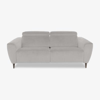 Furniture Village Nicoletti Italia - Milano 2.5 Seater Fabric Sofa - Flambe Ghiaccio