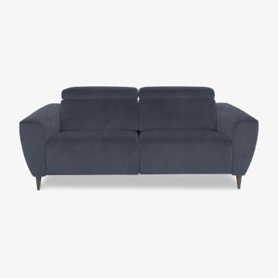 Furniture Village Nicoletti Italia - Milano 2.5 Seater Fabric Power Recliner Sofa - Fuente Ocean