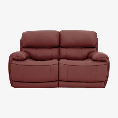 Furniture Village Relax Station Rocco 2 Seater Leather Power Rocker Sofa with Power Headrests- World of Leather