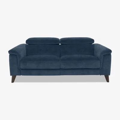 Furniture Village Wade 2 Seater Fabric Sofa - Sapphire