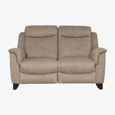 Furniture Village Parker Knoll - Manhattan 2 Seater Fabric Power Recliner Sofa - Blue