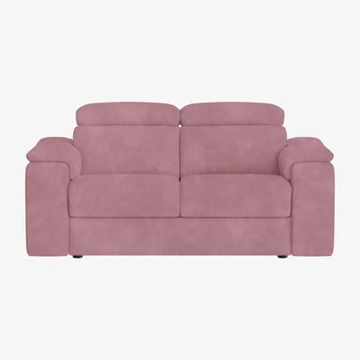 Furniture Village Nicoletti Italia - Davide 2 Seater Fabric Sofa - Selma Rosa