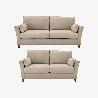 Furniture Village High Street Collection Bond Street Multi-Saver Set in Pebble - Limited Stock Available