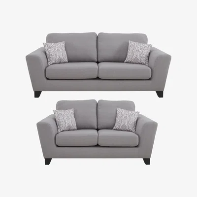Furniture Village Darcey Fabric 3 Seater and 2 Seater Multi-Saver Set Bundle