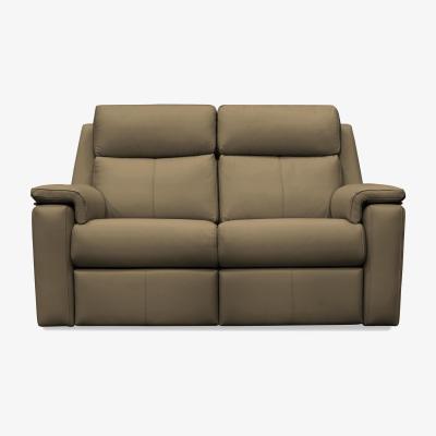 Furniture Village G Plan - Thornbury 2 Seater Leather Power Recliner Sofa - Capri Mushroom