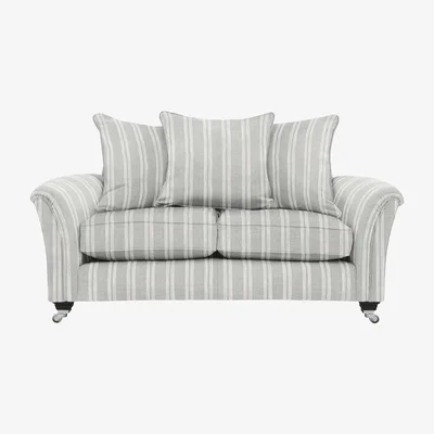 Furniture Village Parker Knoll - Parker Knoll Devonshire 2 Seater Pillow Back Fabric Sofa - Pattern
