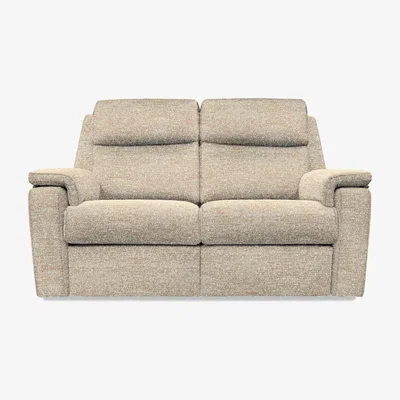 Furniture Village G Plan - Thornbury 2 Seater Fabric Power Recliner Sofa - Kampala Beige