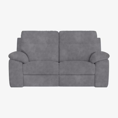 Furniture Village Nicoletti Italia - Pepino 2 Seater Fabric Sofa with Power Recliner - Selma Topo