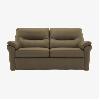 Furniture Village G Plan - Seattle 2.5 Seater Leather Sofa - Brown