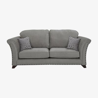 Furniture Village Holly 2 Seater Fabric Classic Back Sofa With Studs